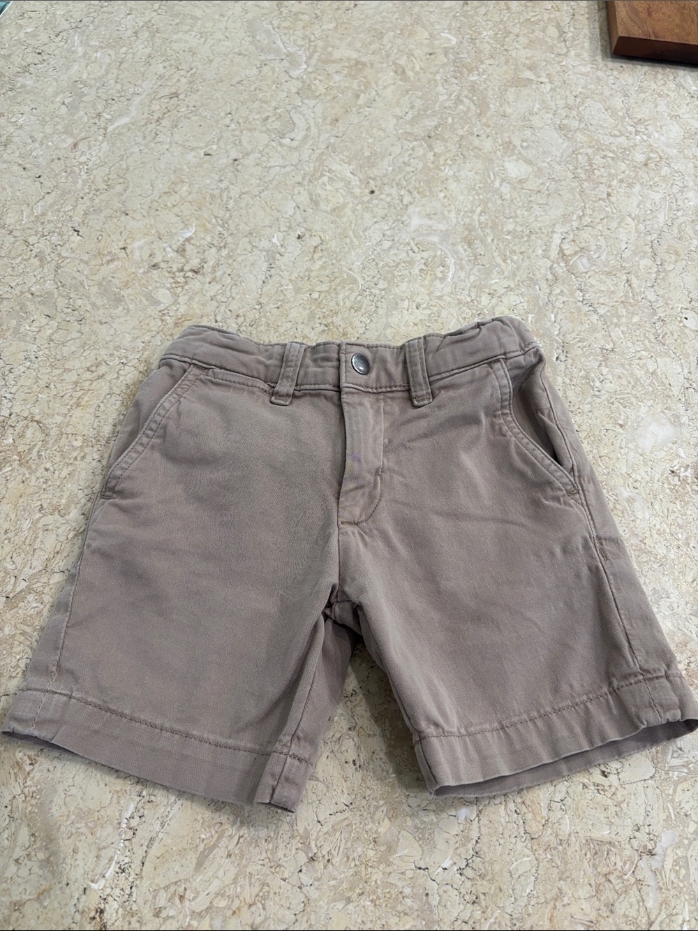 DL1961 Kids Tan Cotton Blend Shorts